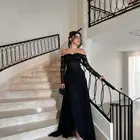 فستان أسود كلاسيكي فساتين سوداء تضفي لمسة من الأناقة والغموض