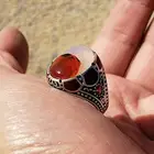 خواتم فضه وعقيق يمني طبيعي واصلي