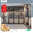 تفصيل خزائن دواليب غرف ملابس اثاث ديكور تكسيات حسب الطلب