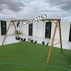 جهز المخيم والاستراحة والمنزل باحلى المراجيح والملاهي