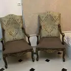 عدد 2 كرسي خشب