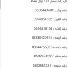 عرض التصفيه ارقام مميزه