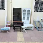 دواليب وطاولة وكاوية ومكتب