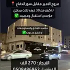 عمارة تجارية للإيجار جديده حي مروج الامير موقع حيوي مميز