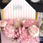 باقة ورد من الشموع