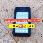 صندوق سعة 6 بطاريات نوع 18650 بنك طاقة واضاءة ب 20 led