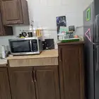 Kitchen cabinets with sink  wooden themed
