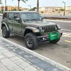 رانجلر روبيكون أخضر مميز فل كامل   مالك أول بترومين