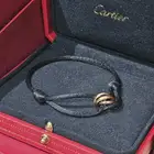 سوار ترينتي كارتير بخيط لون اسود أصلي