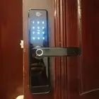 القفل الذكي تركيب برمجة كوالين بصمة مسكات أبواب ذكية بكاميرا