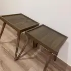 طاولات كبيره وصغيره العدد 2 بيج 2 بني