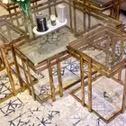 طاوله كبيره مع 4 صغار