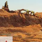 حفارات و بلدوزرات   معدات ثقيلة للايجار ارامكو وتيوفي