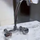 خلاط مجلى جداري عادي استيل