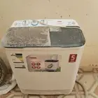 غسالة ملابس حوضين