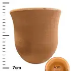 كوب فخار وزجاج للماء والشاي