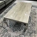 طاولة مجلس رخاميه فخمه وشبه جديده