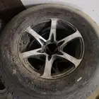 جنوط وكفرات باترول مستخدمه