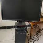 جهاز كمبيوتر لينوفو كامل مع الشاشه وبكامل أغراضه