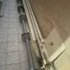 باب حديد للبيع بدعائمه و المكينة