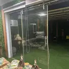 3 درف يأب زجاج لاعلى سوم 2 ثابت وواحد متحرك