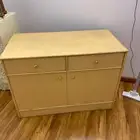 دولاب تسريحه ومدخل كبير للبيع خشب أصلي مقاس 110 56