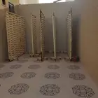 ساتر حديد طول 9متر بعرض2 متر إرتفاع 2 متر