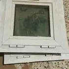 ثلاث نوافذ ألمنيوم دبل وزجاج