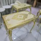 طقم طاولات كلاسيكي عددخمس قطع شيه جديده