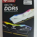 تم البيع رام TEAMGROUP T-Force Delta DDR5 32GB 6400MHz