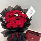 باقه ورد فاخره احمر