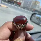 خاتم عقيق كبدي