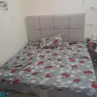 Double Bed 2Piece Wardrobe with office Chair 2 Pieces