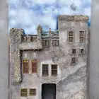 مجسم 3D عمل يدوي متقنة بيوت أثرية