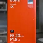 للبيع  عدسة جديدة Sony FE 20mm f 1.8 G Lens