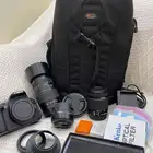 كاميرة CANON EOS 700D مع عدسات و فلاتر اضافيه