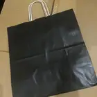 أكياس ورق لون أسود حجم كبير