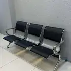 كرسي انتظار حديد ستيل جلد كنب انتظار كرسي مقعد حديد