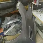 رفارف وكبوت وباب خلفي نيسان باترول 2016لون رمادي اصلي وكاله