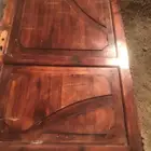 للبيع باب خشب قوي صلب شبه جديد