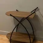 عربة تقديم خشبي