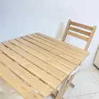 طاوله خارجيه خشب وكراسي