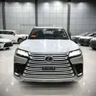 لكزس LX 600 BB سعودي بطاقة جمركية 2025 تيتانيوم داخلي احمر