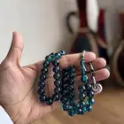 مسباح زعفراني بطربزونة فضة