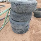 4 كفرات مع الجنوط جيب لاندكروزر 2012