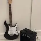 جيتار الكتريك ياماها أسود وابيض