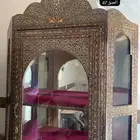 فاترينا انتيك شغل دمشقي موزاييك مطعم بصدف العمر 18 سنة