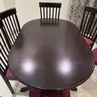 6 seater sofa and dining table