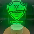 درع مضيء بشعار الأهلي بمناسبة  الأهلي_بطل_السوبر