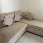 كنب حرف L خمسه متر استعمال نظيف ومريح